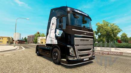 Скин Infinite Stratos на тягач Volvo для Euro Truck Simulator 2