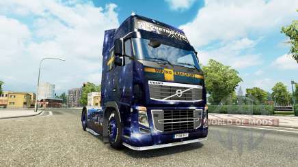 Скин Wiking Transport на тягач Volvo для Euro Truck Simulator 2
