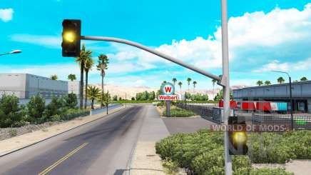 Продолжительные жёлтые огни светофора для American Truck Simulator