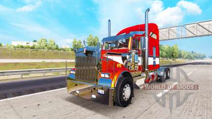 Скин Metallic на тягач Kenworth W900 для American Truck Simulator