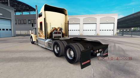 Скин Indian Spirit на тягач Kenworth W900 для American Truck Simulator