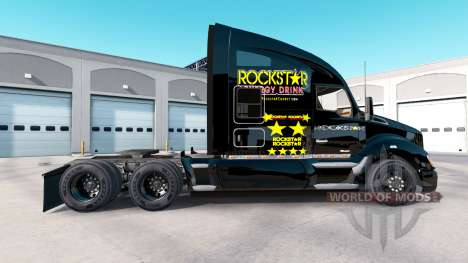 Скин Rockstar Energy на тягач Kenworth для American Truck Simulator