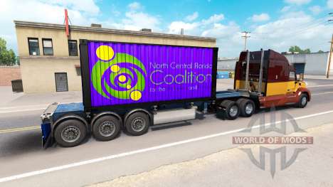 Полуприцеп North Central Florida Coalition для American Truck Simulator