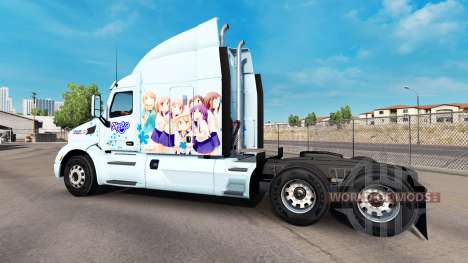 Скин Yuyushiki на тягач Peterbilt для American Truck Simulator