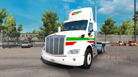 Скин Consildated на тягач Peterbilt 579 Day Cab для American Truck Simulator