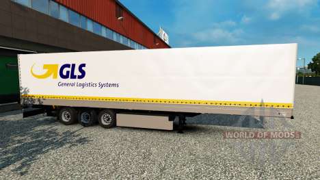 Автономный полуприцеп GLS для Euro Truck Simulator 2