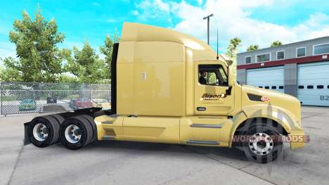 Скин Bison Transport на тягач Peterbilt для American Truck Simulator