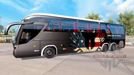 Скин USA на тягач Mascarello Roma 370 для American Truck Simulator