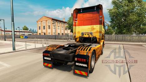 Скин Safari на тягач Scania для Euro Truck Simulator 2