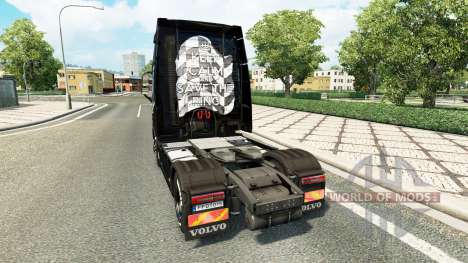 Скин Save the Ring на тягач Volvo для Euro Truck Simulator 2