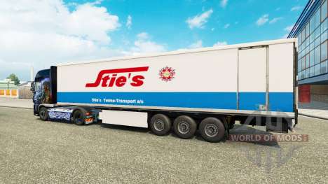 Скин Sties на полуприцеп для Euro Truck Simulator 2