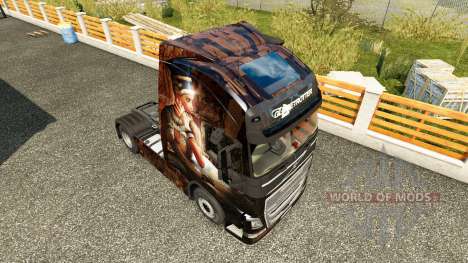 Скин Egypt Queen на тягач Volvo для Euro Truck Simulator 2