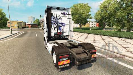 Скин Adidas на тягач Volvo для Euro Truck Simulator 2