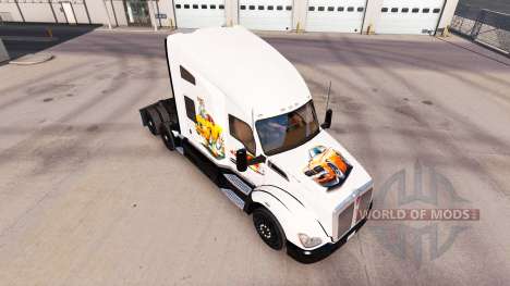 Скин Car art на тягач Kenworth для American Truck Simulator