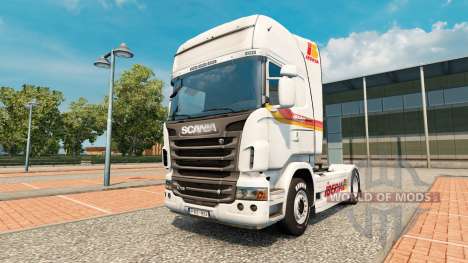Скин Iberia на тягач Scania для Euro Truck Simulator 2