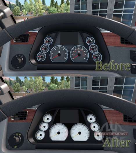 Роскошные приборы для American Truck Simulator