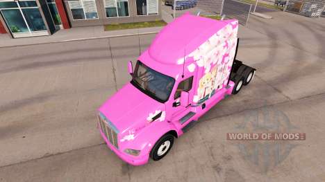 Скин Sakura на тягач Peterbilt для American Truck Simulator