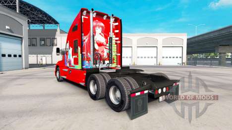 Скин Rias Gremory на тягач Kenworth для American Truck Simulator