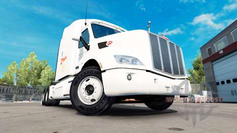 Скин Alsua на тягач Peterbilt для American Truck Simulator