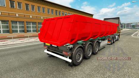 Полуприцеп-самосвал для Euro Truck Simulator 2