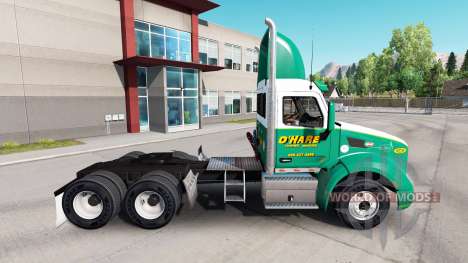 Скин OHare Towing на тягачи Peterbilt и Kenwort для American Truck Simulator