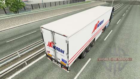 Скин Nordan на полуприцеп для Euro Truck Simulator 2