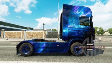 Скин Cool Space на тягач Scania для Euro Truck Simulator 2