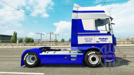 Скин DastagirTrans на тягач DAF для Euro Truck Simulator 2