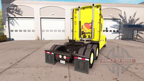 Скин Loves на тягачи Peterbilt и Kenworth для American Truck Simulator