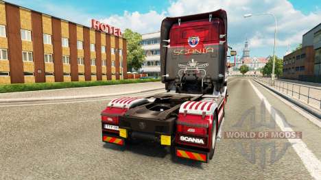 Скин King of the Road на тягач Scania для Euro Truck Simulator 2
