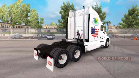Скин Scotland American на тягач Peterbilt для American Truck Simulator
