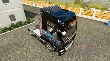 Скин Need For Speed Carbon на тягач MAN для Euro Truck Simulator 2