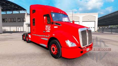 Скин Transco Lines на тягачи Peterbilt и Kenwort для American Truck Simulator