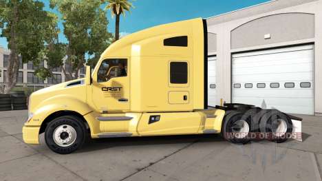 Скин CRST на тягач Kenworth для American Truck Simulator