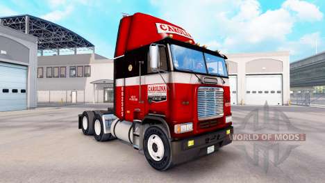 Скин Carolina на тягач Freightliner FLB для American Truck Simulator