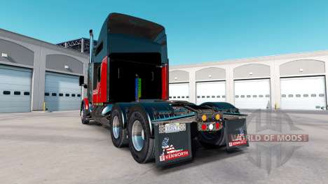 Скин Stripes v3.0 на тягач Kenworth T800 для American Truck Simulator
