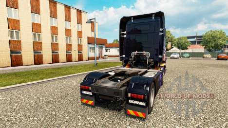 Скин Skyline на тягач Scania для Euro Truck Simulator 2