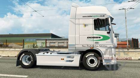 Скин Dobbs Logistics на тягач DAF для Euro Truck Simulator 2