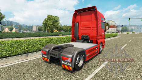 Скин Omega Pilzno на тягач MAN для Euro Truck Simulator 2