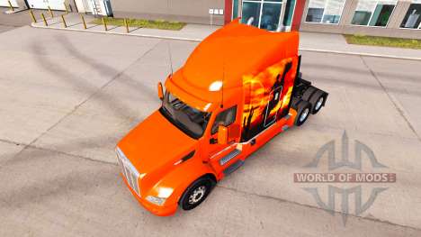 Скин Cowboy на тягач Peterbilt для American Truck Simulator