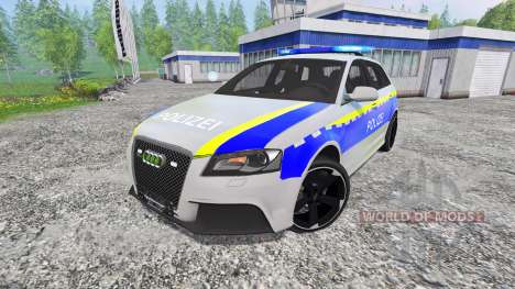 Audi RS3 Police для Farming Simulator 2015