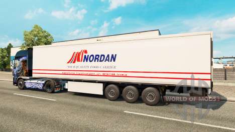 Скин Nordan на полуприцеп для Euro Truck Simulator 2