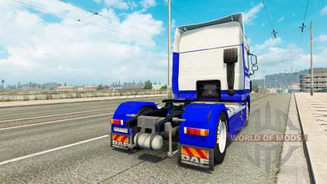 Скин DastagirTrans на тягач DAF для Euro Truck Simulator 2