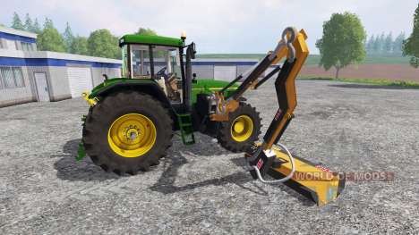 John Deere 7810 [mount mower] для Farming Simulator 2015