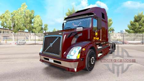 Скин UPS на тягач Volvo VNL 670 для American Truck Simulator