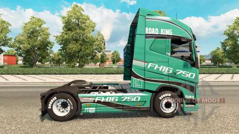 Скин Road King на тягач Volvo для Euro Truck Simulator 2