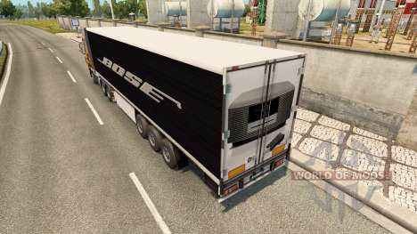 Скин Bose на полуприцеп для Euro Truck Simulator 2