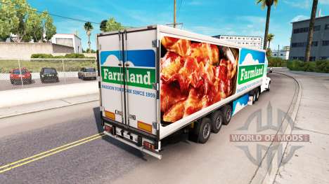 Скин Farmland на тягач Peterbilt для American Truck Simulator