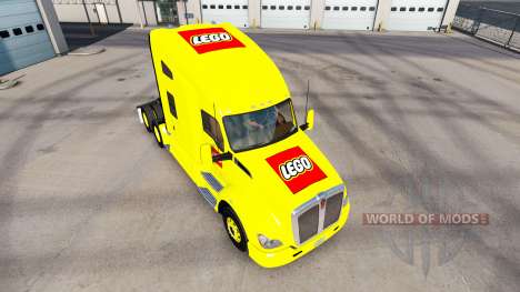 Скин LEGO на тягач Kenworth для American Truck Simulator