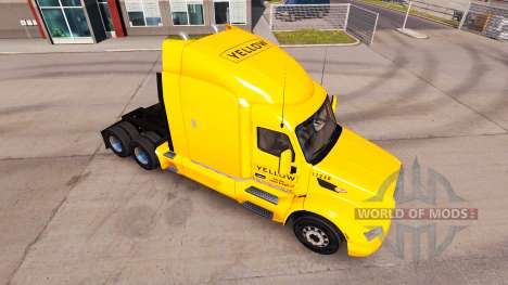 Скин Yellow Inc. на тягачи Peterbilt и Kenworth для American Truck Simulator